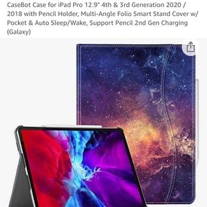 IPad Pro Galaxy Case 12.9” 4th & 3rd Generation